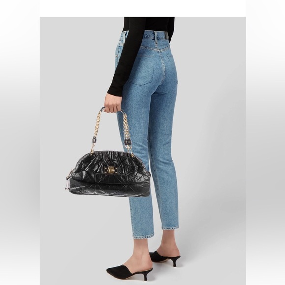 Marc Jacobs Black Quilted Leather Shoulder Bag with Dust Bag - Picture 16 of 16